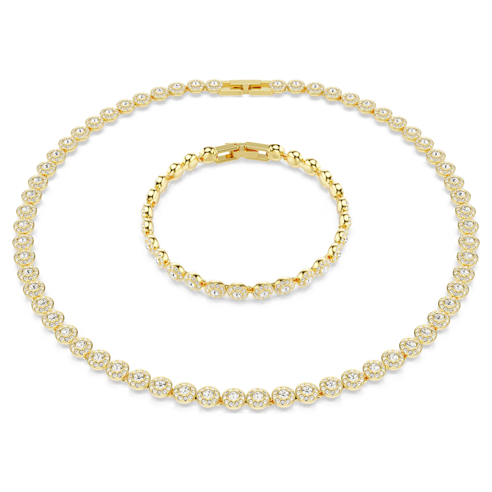 Swarovski Una Sett: Hálsmen og Armband S