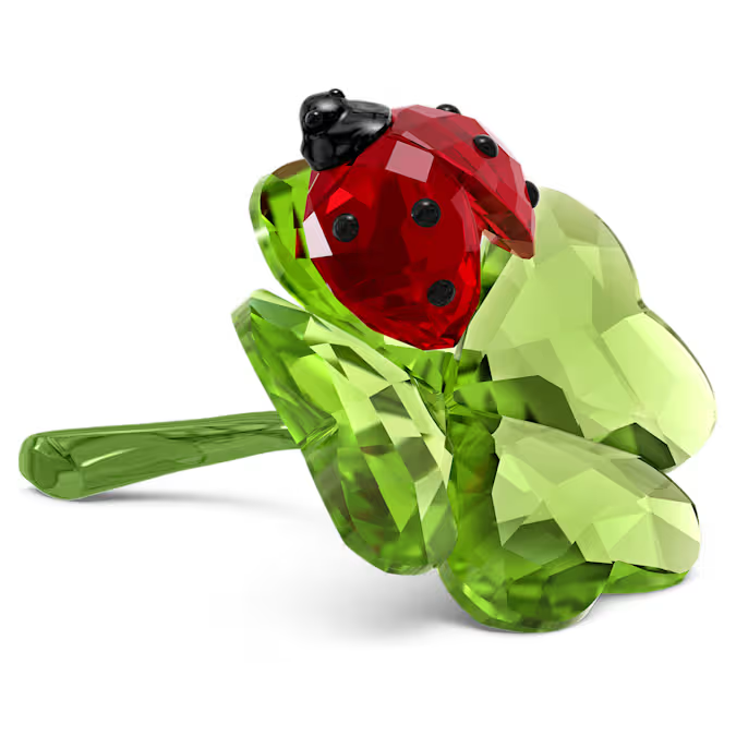 Swarovski Idyllia: Lady bug And Clover