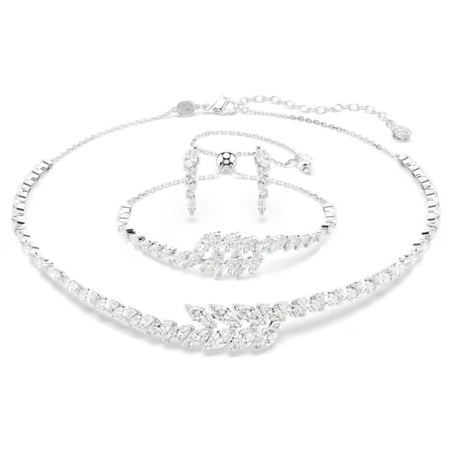 Swarovski Mesmera: Sett: Hálsmen, Armband og Eyrnalokkar