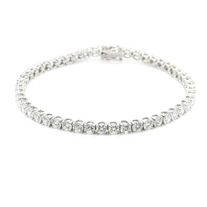 Tennisarmband - Hvítagull 14kt