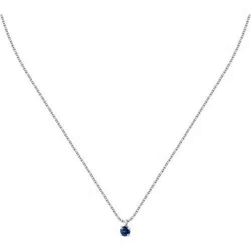 Morellato Tesori Silfur Hálsmen með Bláum zirkon 40+5cm