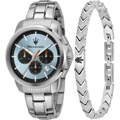 Mserati SUCCESSO 42mm Úr og Stál Armband