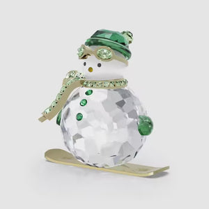 Swarovski Holiday Cheers: Snowman Green