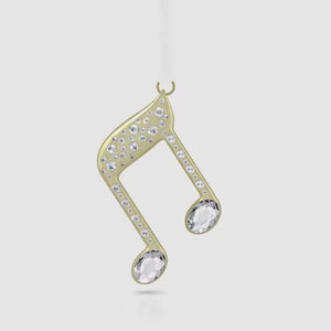 Swarovski Ornament Double Music Note