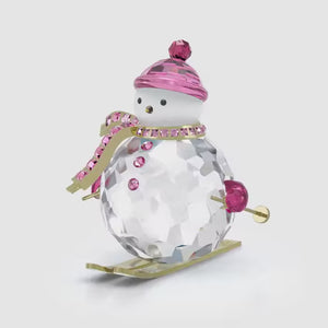 Swarovski Holiday Cheers: Snowman Pink