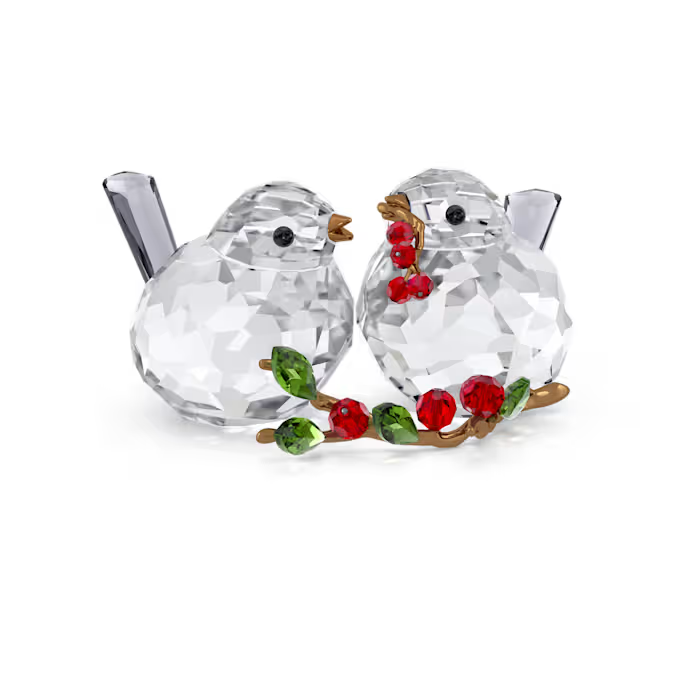Swarovski Idyllia: Bird Couple And Berries