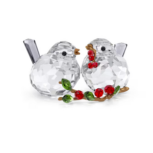 Swarovski Idyllia: Bird Couple And Berries