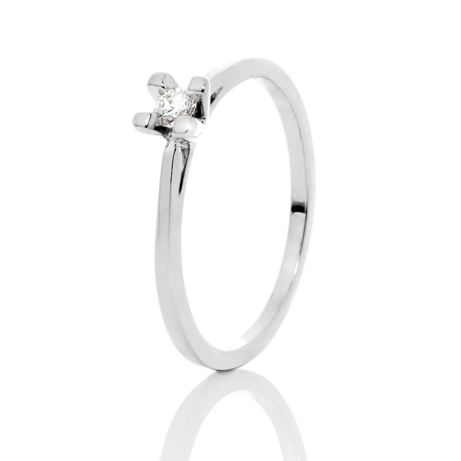 Demantshringur hvítagull