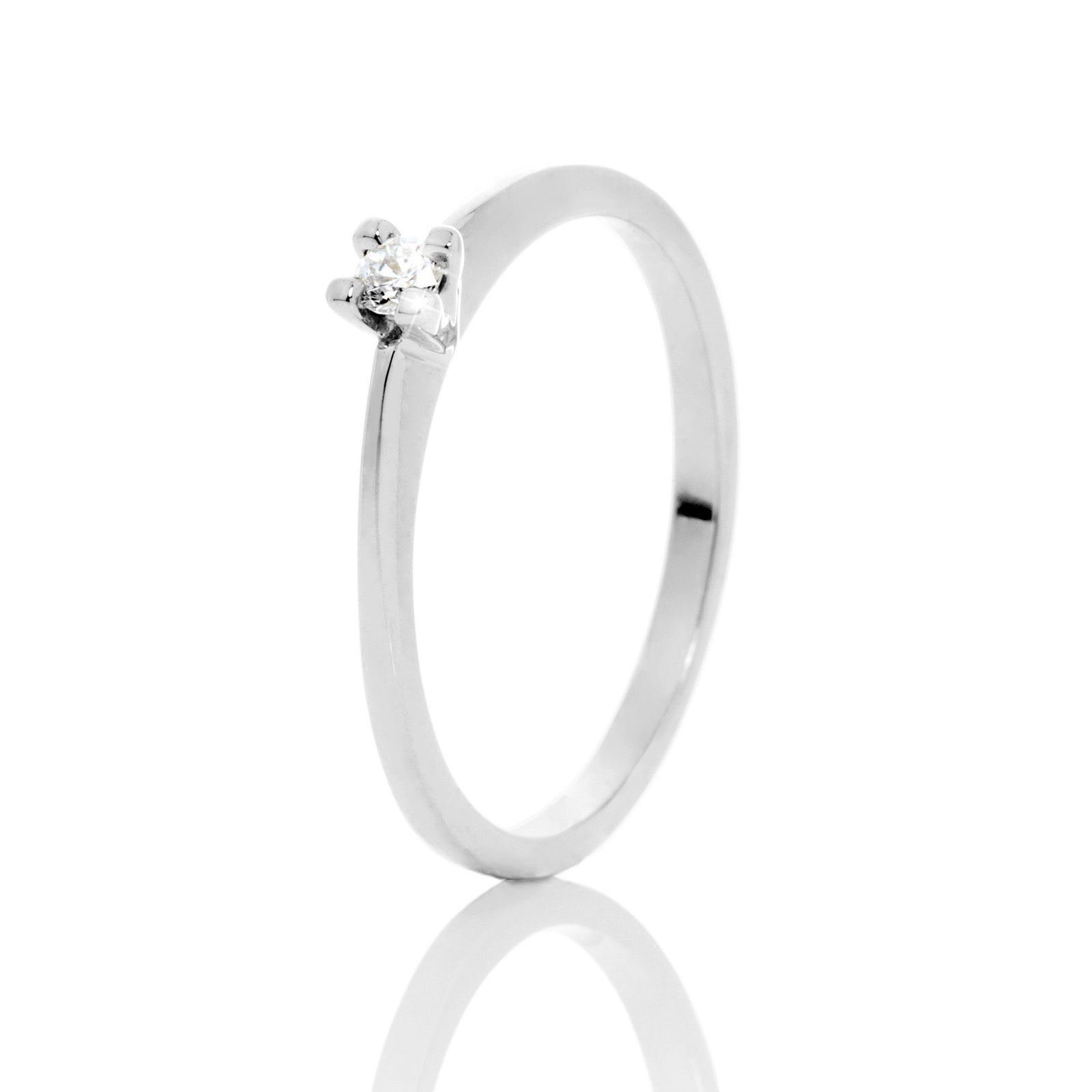 Demantshringur hvítagull