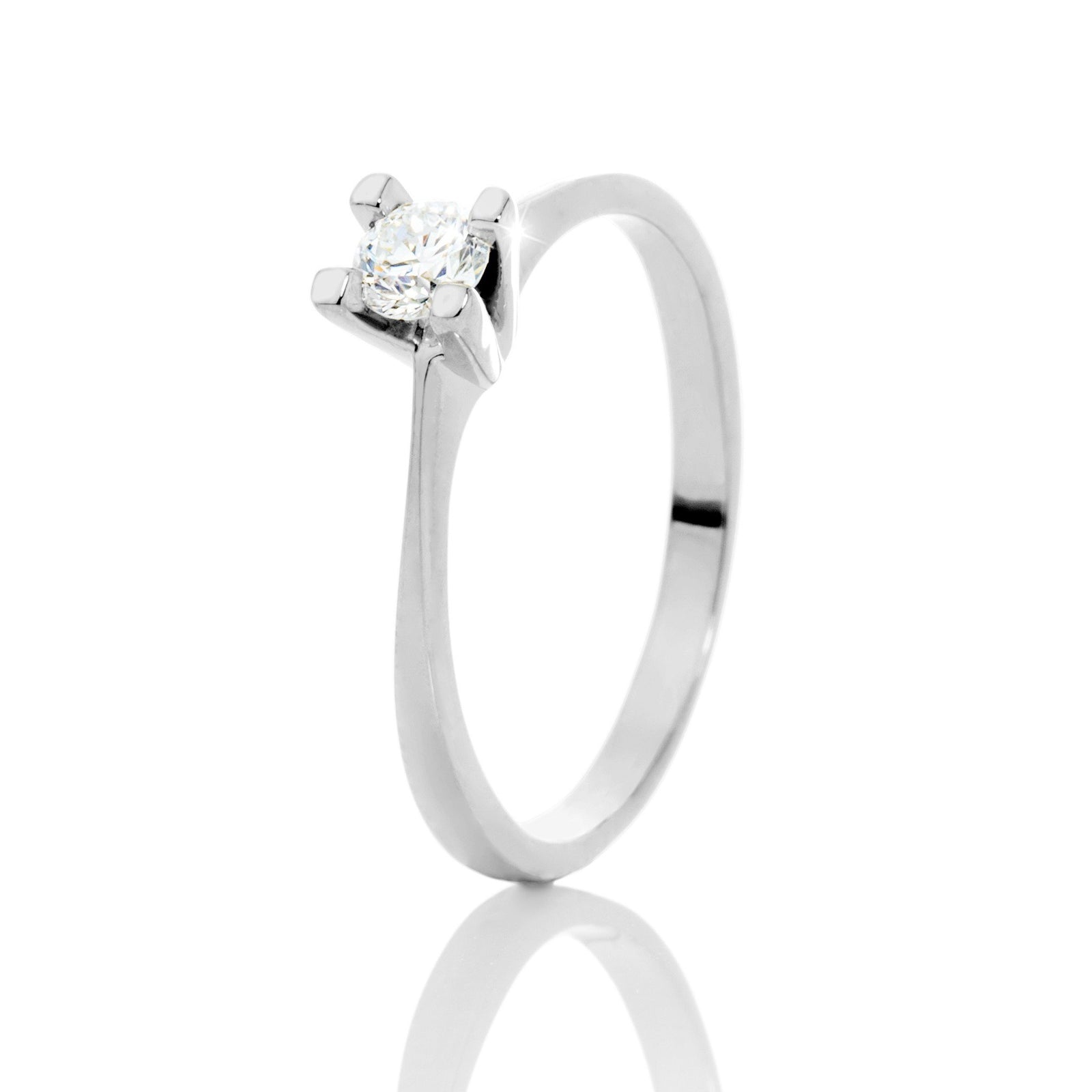 Demantshringur hvítagull