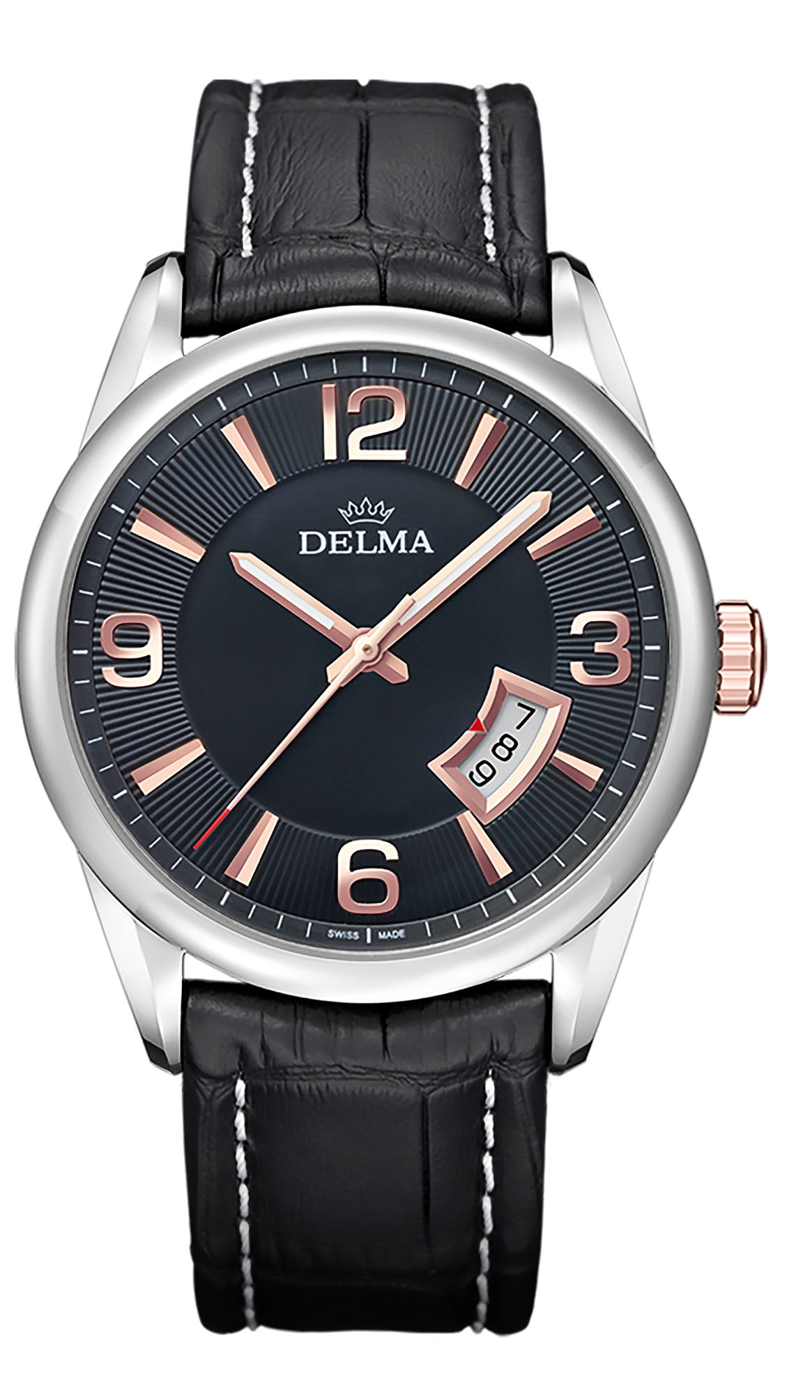 Delma Cambridge, svart 42mm