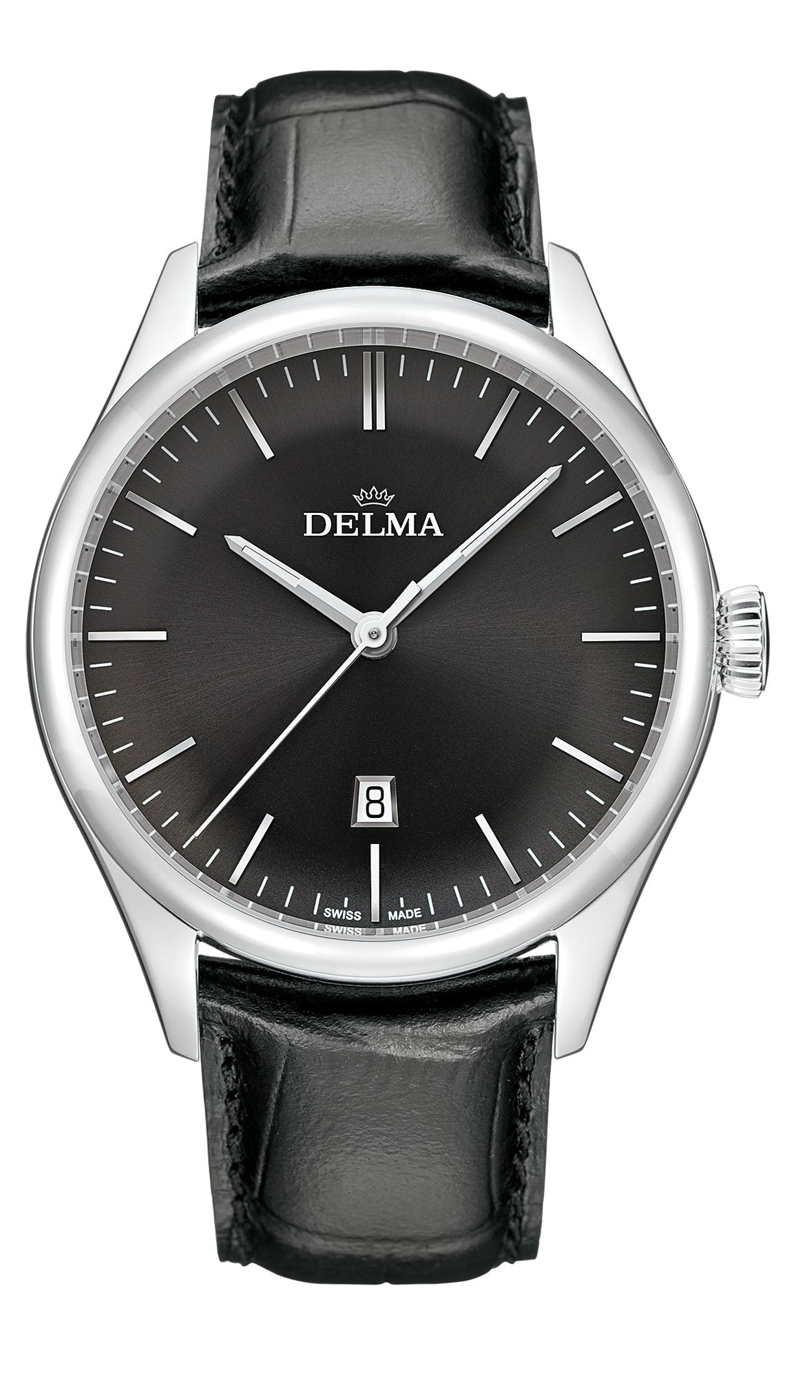 Delma Heritage, svart 43mm