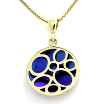 Icecold - Fjara Gull Hálsmen Með Titanium - jonogoskar.is