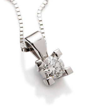 Hálsmen með demanti