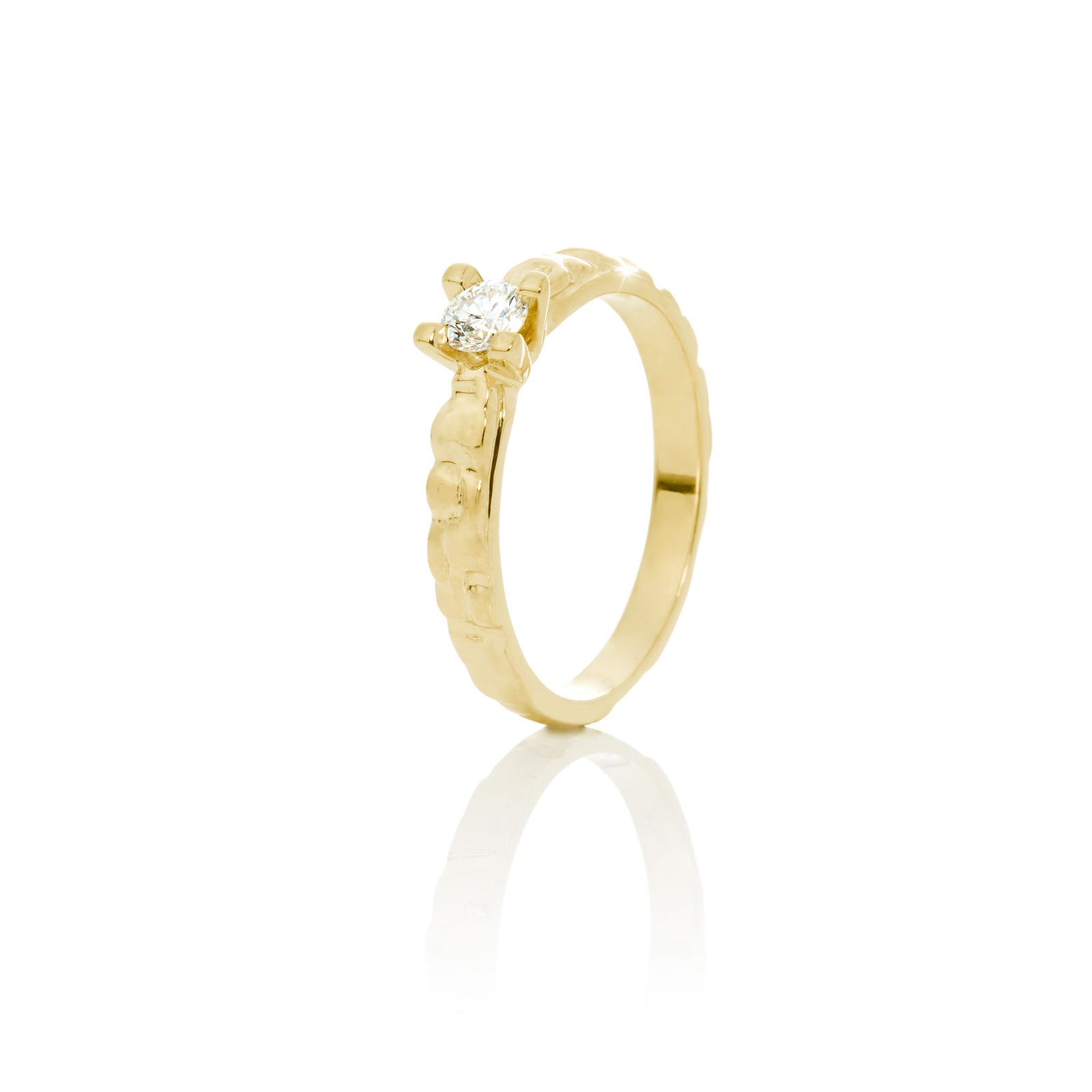 Icecold Gull hringur