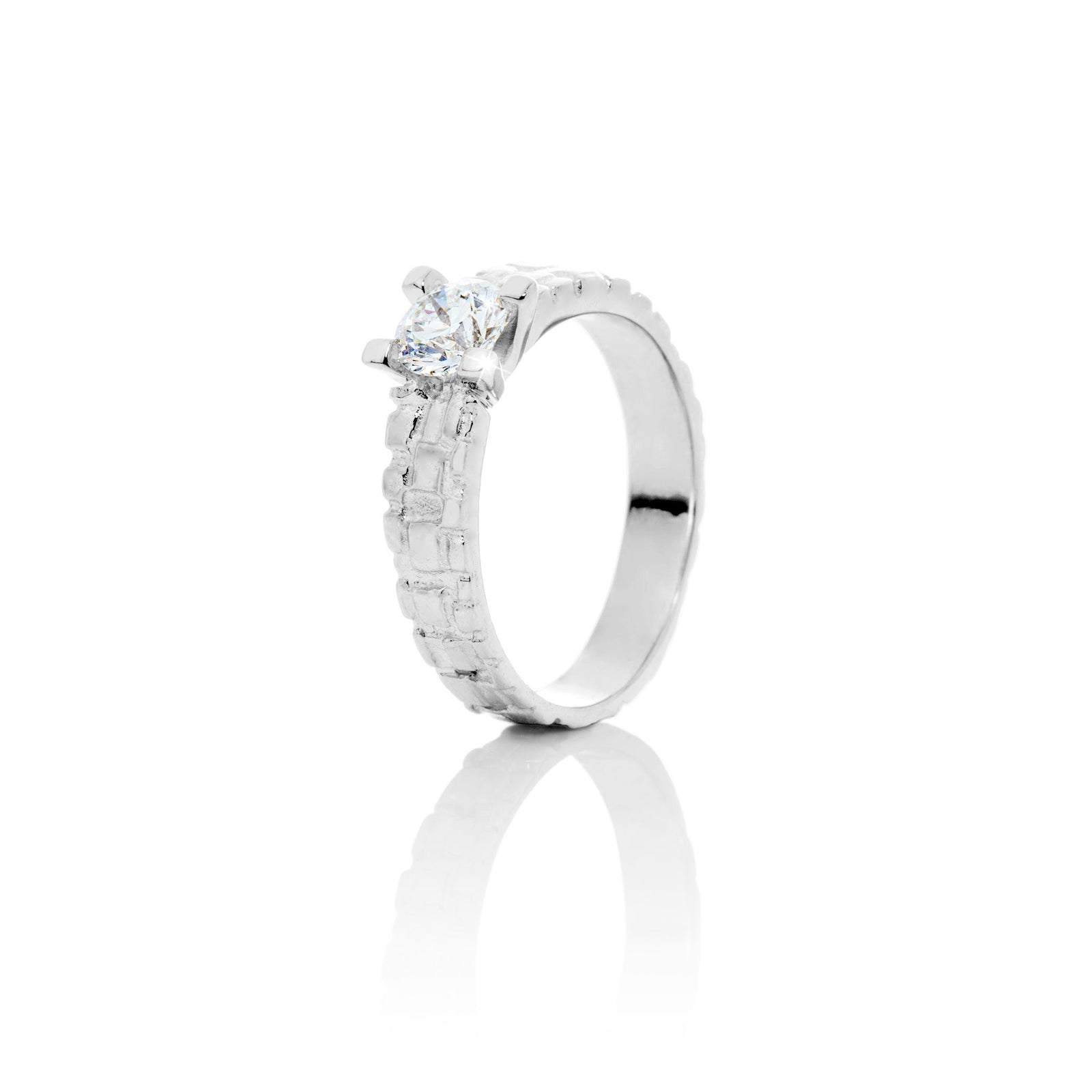 Demantshringur hvítagull