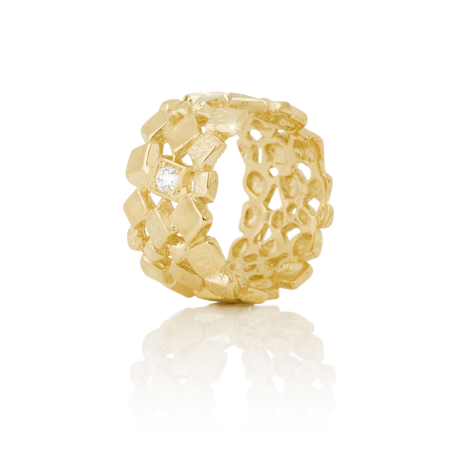 Icecold Gull hringur