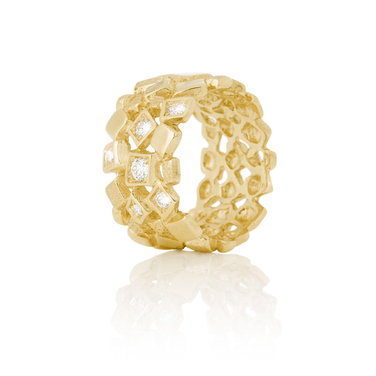 Icecold Gull hringur