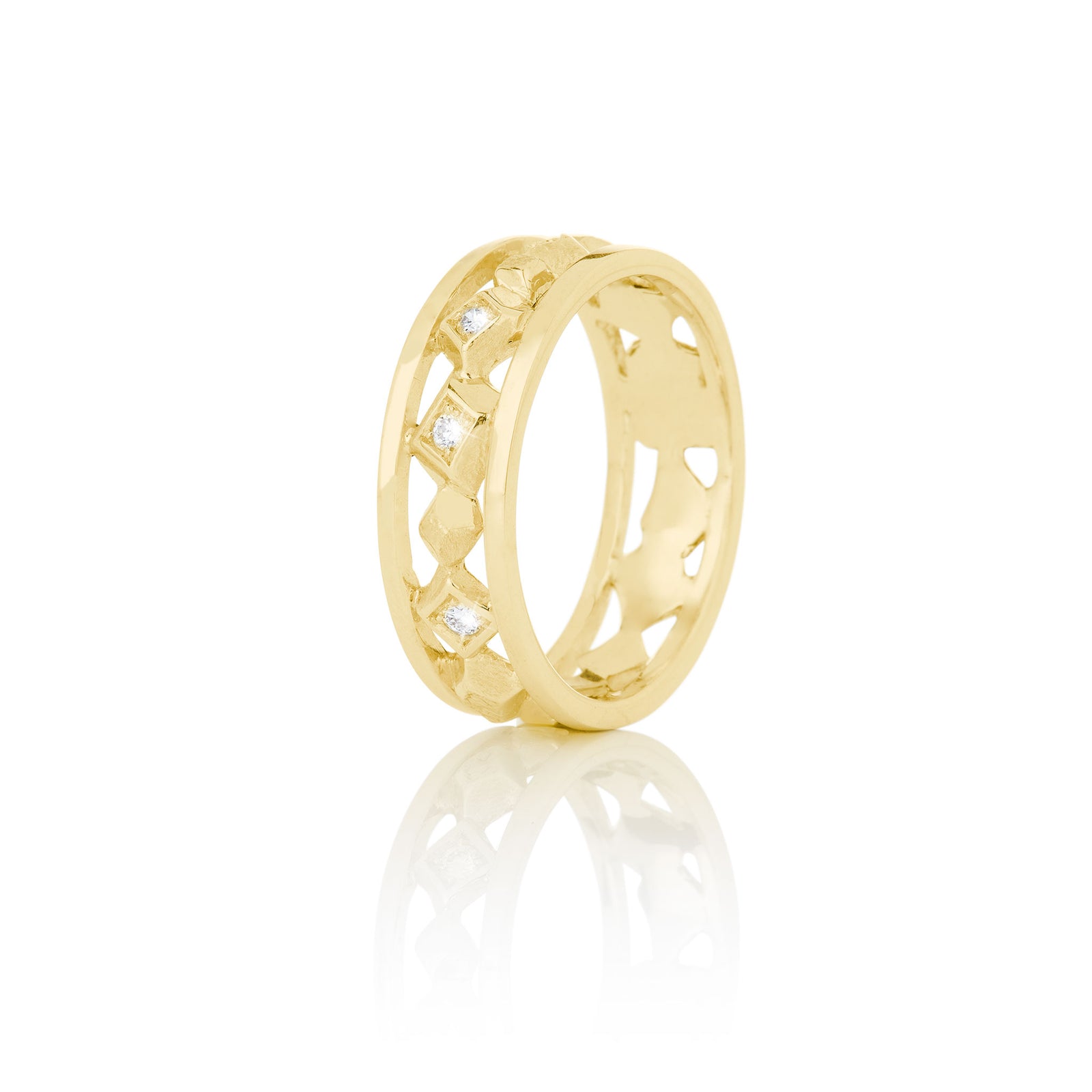 Icecold Gull hringur