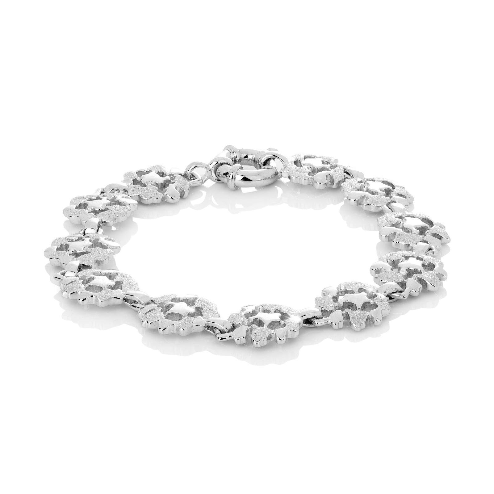 Íslínan <br> Snjókorna armband með frostáferð