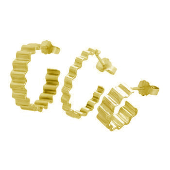 Bára <br> gullhúðaðir silfurlokkar